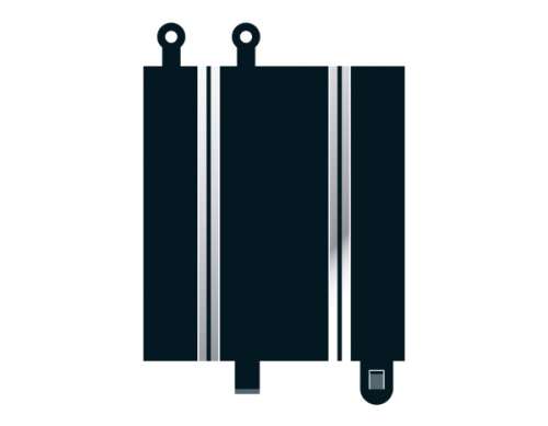 SCALEXTRIC - CONVERTER STRAIGHT x 2 #C8222