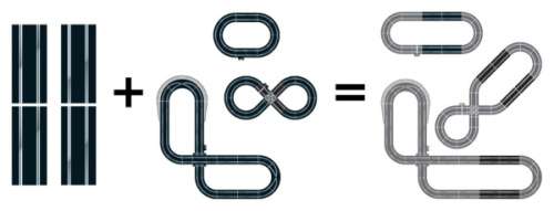 SCALEXTRIC - Scalextric Track Extension Pack 4 #C8526