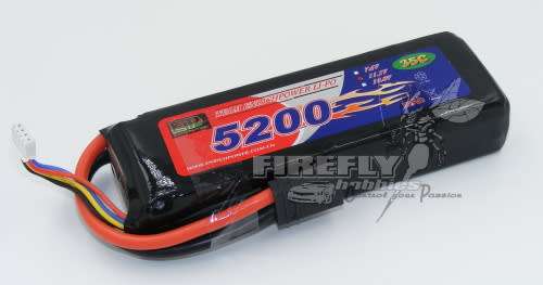 EP 5200mAh 11.1v 35C LiPo BATTERY w/TRX CONNECTOR