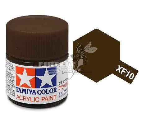 Tamiya - XF-10 Flat Brown Acrylic 23ml. #81310