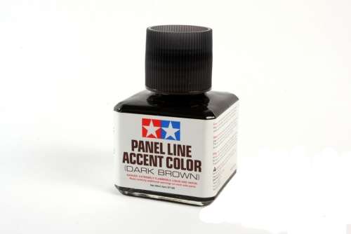 TAMIYA - PANEL LINE ACCENT COLOR - DARK BROWN #87140
