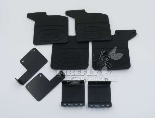 RC CRAWLER ACCESSORIES - 1/10 LAND ROVER MUD FLAPS #SAC020
