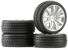 ANSMANN RACING TIRE & RIM SET "SUNN" SILVER