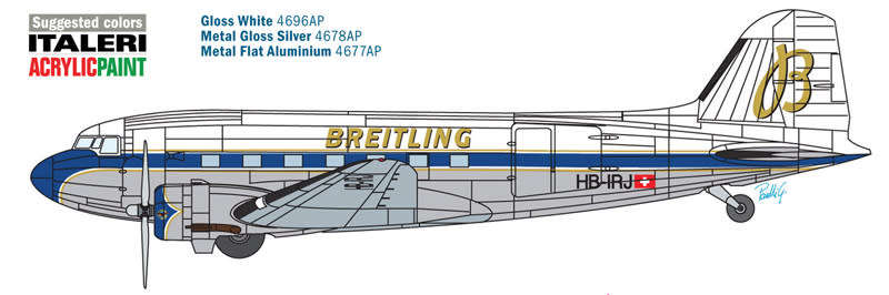 Italeri  1:72 BREITLING DC-3