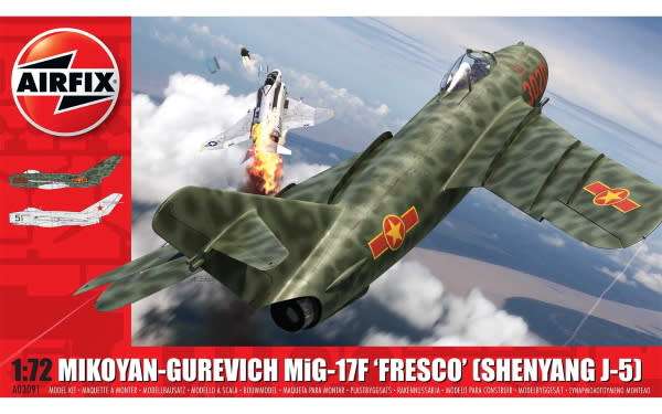 AIRFIX - 1:72 Mikoyan-Gurevich MiG-17F `Fresco` (Shenyang J-5)