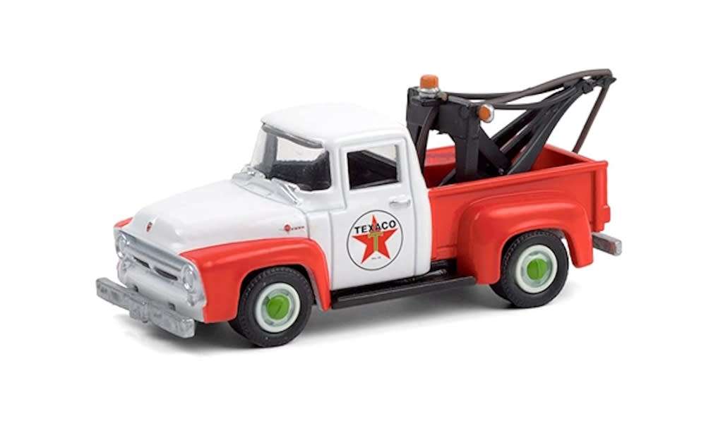 Greenlight  1:64 Running on Empty Series 12 1956 Ford F-100 Tow Truck, Texaco