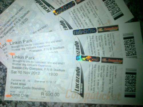 Linkin Park Golden Circle Tickets (JHB)