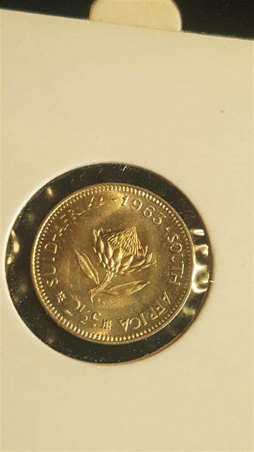 1963 2.5 cent Silver UNC