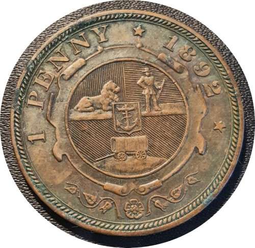 1892 ZAR Penny