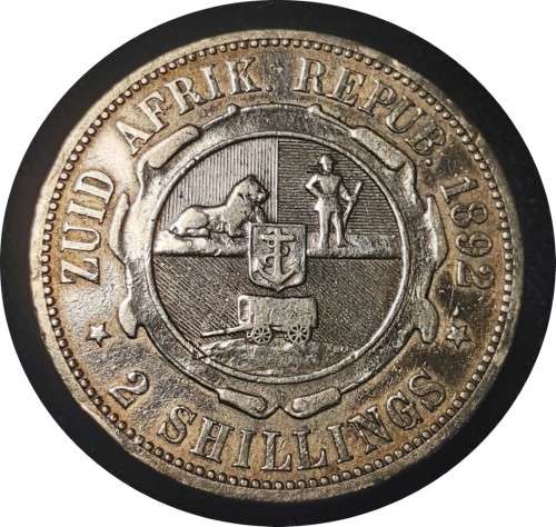 1892 ZAR 2 Shillings