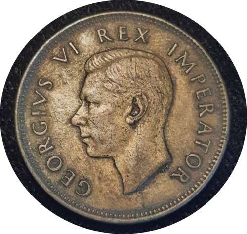 1945 Coin set 1/4d, 1/2d, 1d, 3d, 6d, 2, 2/5`