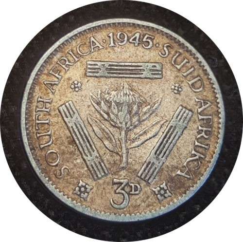 1945 Coin set 1/4d, 1/2d, 1d, 3d, 6d, 2, 2/5`