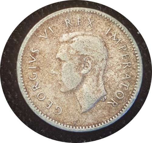 1945 Coin set 1/4d, 1/2d, 1d, 3d, 6d, 2, 2/5`