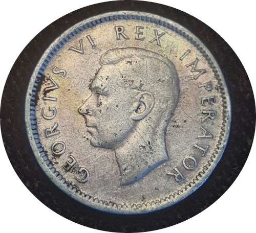 1945 Coin set 1/4d, 1/2d, 1d, 3d, 6d, 2, 2/5`