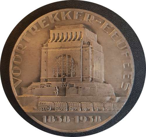 1938 Voortrekker Centenary: Burning Candle, Silver Medallion