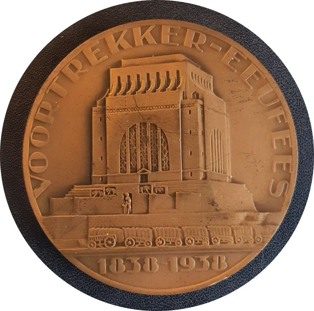 1938 Voortrekker Burning Candle commemorative medallion