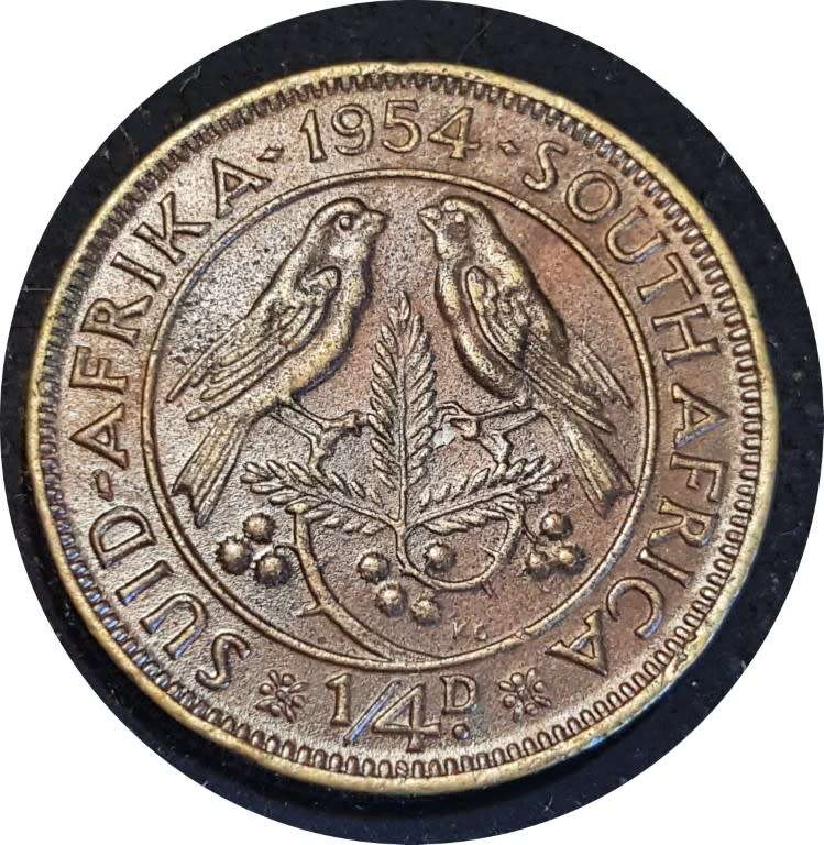 1954 Coppers. Farthing, Half Penny & Penny