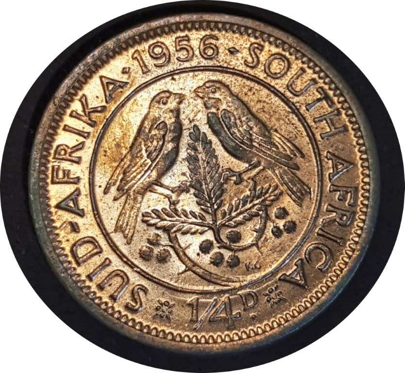 1956 Coppers. Farthing, Half Penny, Penny.