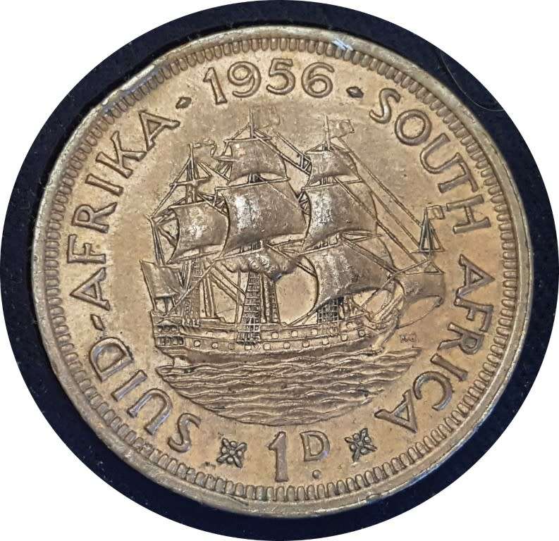 1956 Coppers. Farthing, Half Penny, Penny.