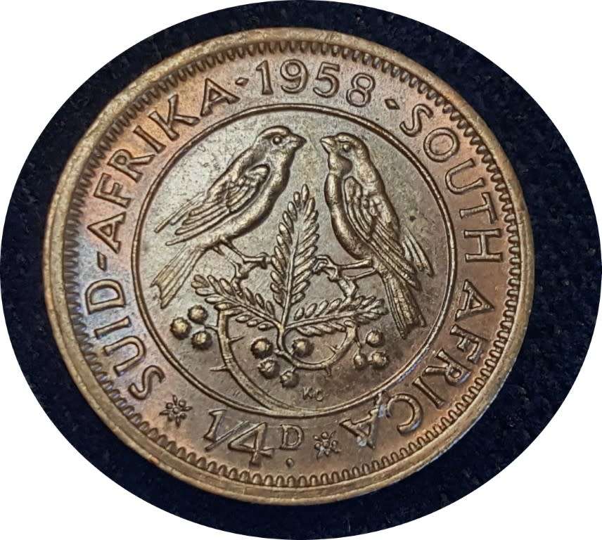 1958 Coppers. Farthing, Half Penny & Penny. All very good condition.