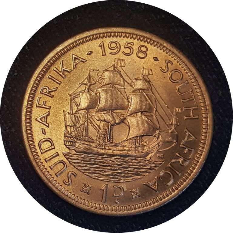 1958 Coppers. Farthing, Half Penny & Penny. All very good condition.