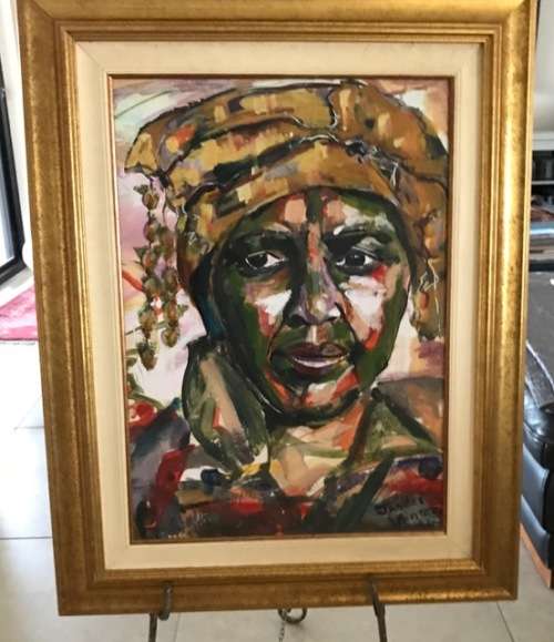 WINNIE MANDELA PAINTING by Jandre Venter - Original Painting