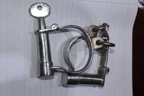 Steel handcuffs (world war II)