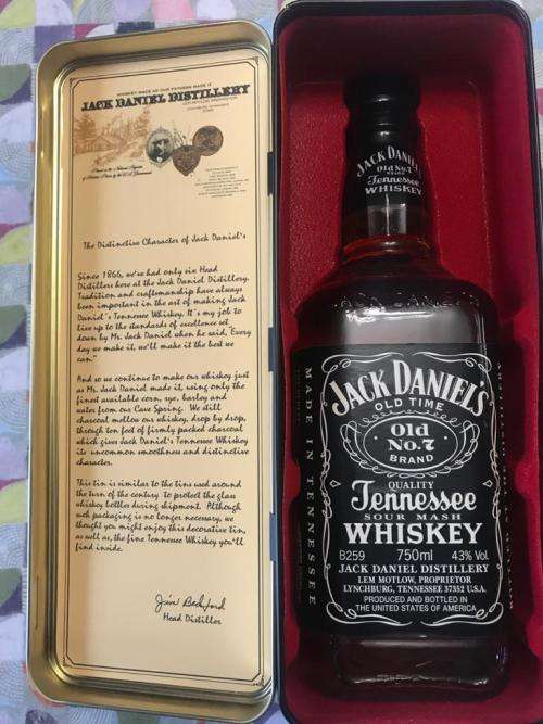 Jack Daniels Old No 1 Tennessee Whiskey