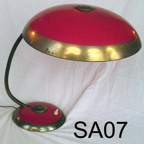 RED DESK LAMP