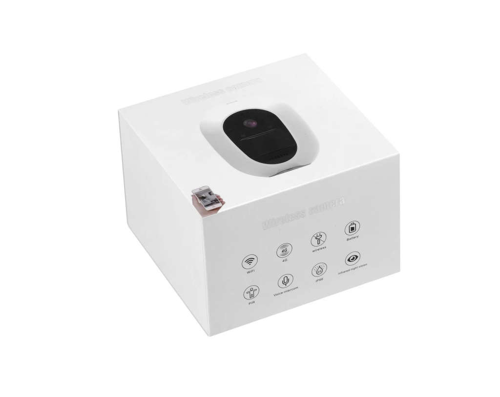 Solar Panel Battery Powered Tuya Smart 4G Security Camera