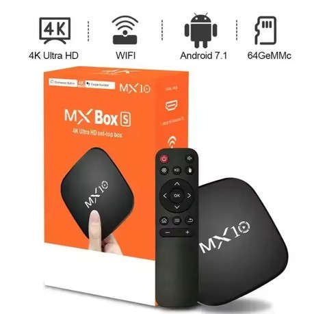 TV BOX MX 10 4K Utra HD Android Media Player
