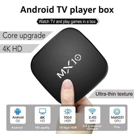 TV BOX MX 10 4K Utra HD Android Media Player