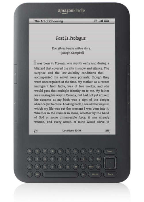Kindle 3G Wireless Reading Device, Free 3G + Wi-Fi, 6" Display, Graphite, 3G Works Globally - Latest