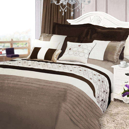 13 Piece Embroidered Comforter Set (Queen size)