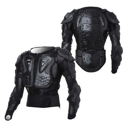 Motorcycle Armor Jacket Spine Chest Protection Gear (Medium, Large and Extra Large)