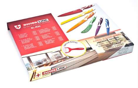 Swiss Royalty line 7 Piece Colour knife set (SwissLine)