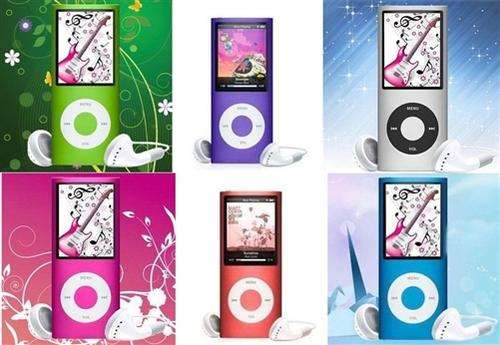 MP4 Player 4th Generation, FM Radio, Game Function (Supports Micro SD Cards)