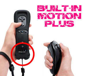 Wireless Remote + Motion Plus + Nunhcuck (3in1) for Nintendo Wii Game Console