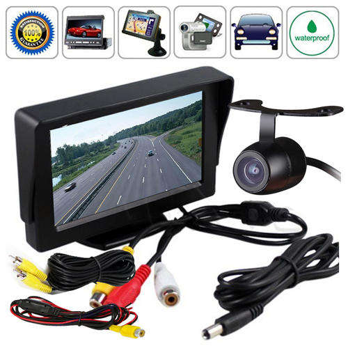 Car Rearview Camera kit System w/ 4.3" Screen monitor + backup reverse camera