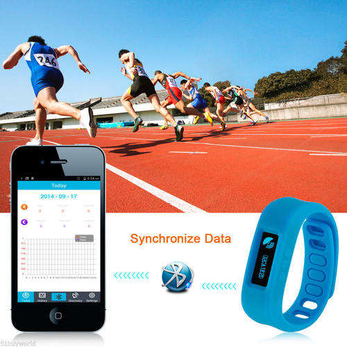 Bluetooth Smart Watch Bracelet Health Sport Sleep Fitness Calorie Tracker
