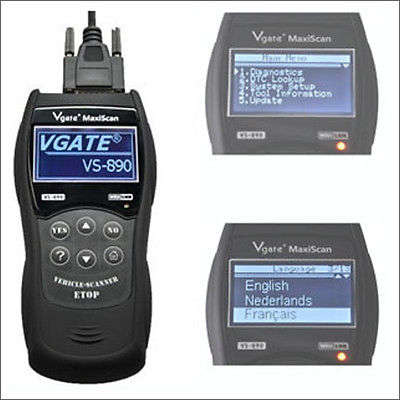 Vgate VS890 Maxiscan Hand Held Fault Code Diagnostic Reader Scanner OBD2 CANBUS