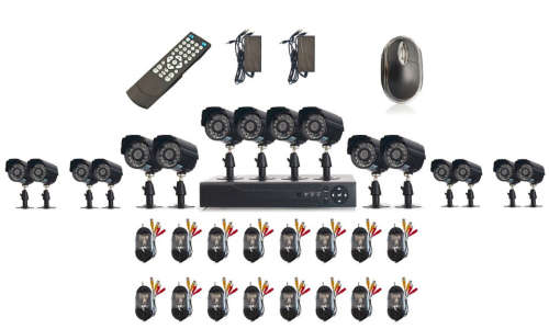 16 Channel CCTV Security Camera System DVR Kit w/ Internet 3G Phone Viewing and HDMI (16ch)