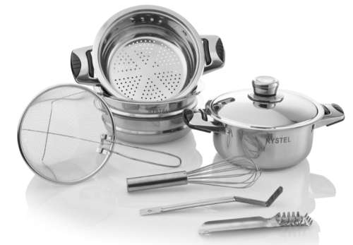 Rystel 27 Piece Stainless Steel Cookware Pot Set