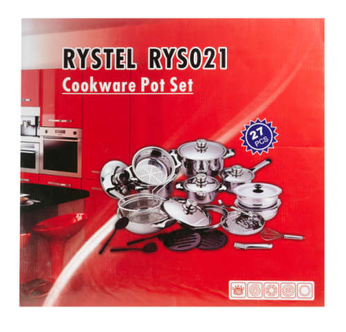 Rystel 27 Piece Stainless Steel Cookware Pot Set