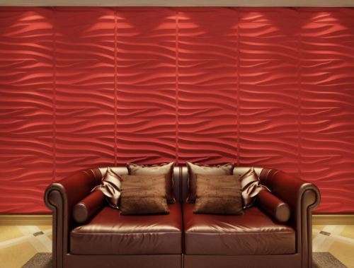 Paintable 3D Wall Panel Tiles (Sanding)