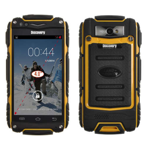 Discovery V8 Rugged Cell Phone (WiFi, GPS, 3G, Android, IP67 Waterproof) Yellow