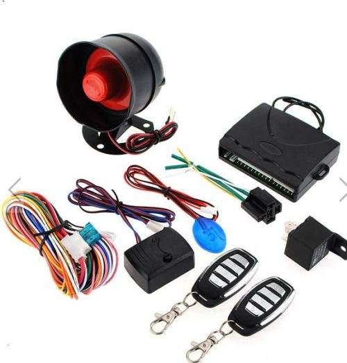 Universal Car Alarm Security System w/ 2 Remotes