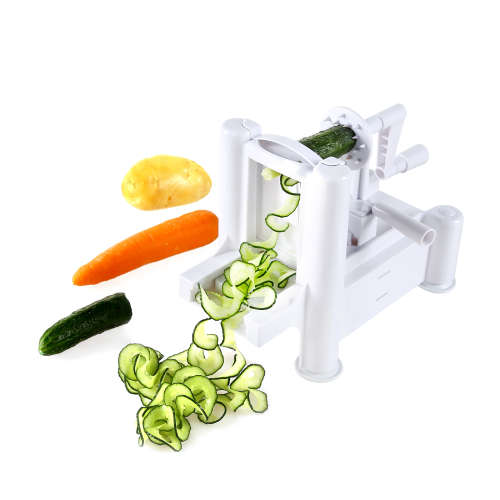 Spiral Vegetable Slicer Tri-Blade Spiralizer (Carrot, Cucumber, Cabbage, potato, Radish, Onion)