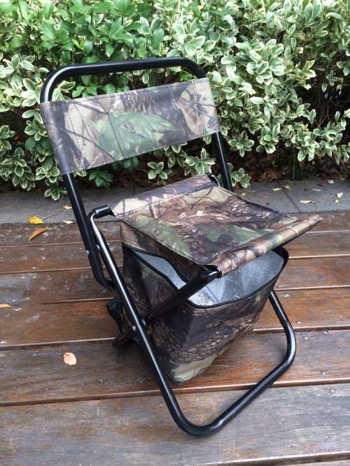 Outdoor Folding Picnic Fishing Braai Chair w/ Cooler box