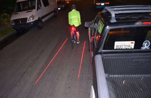 Bicycle Laser Lane Tail Light